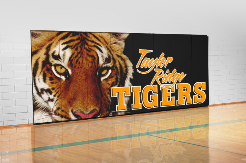 2-foot x 6-foot graphic wall padding