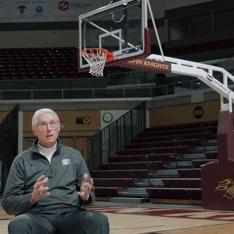 Jim Peterson talks about SNA Sports' unbreakable backboard design.